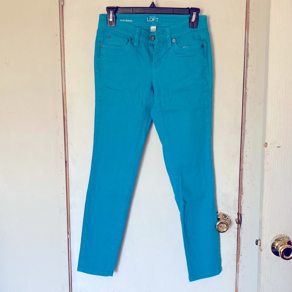 LOFT Colored Skinny Jeans